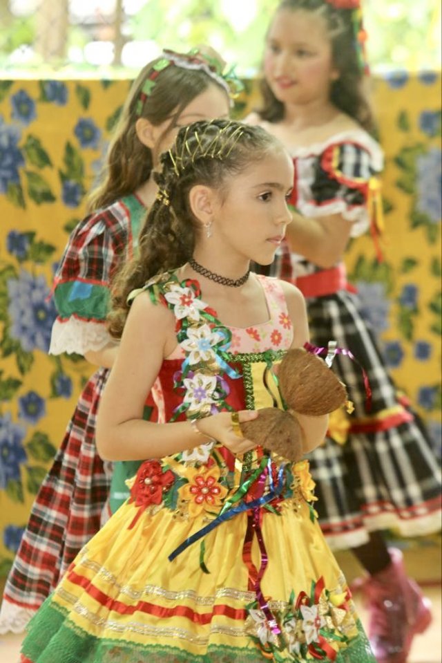 Foto de São João - turmas do Ensino Fundamental