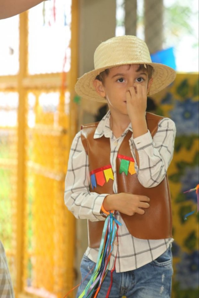 Foto de São João - turmas do Ensino Fundamental