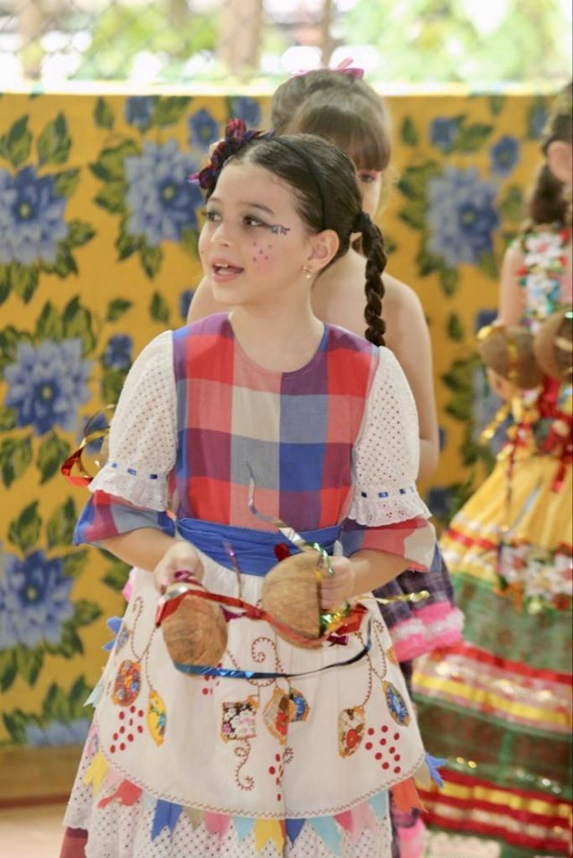 Foto de São João - turmas do Ensino Fundamental